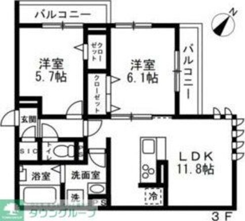(仮称)練馬区石神井町8丁目新築の物件間取画像
